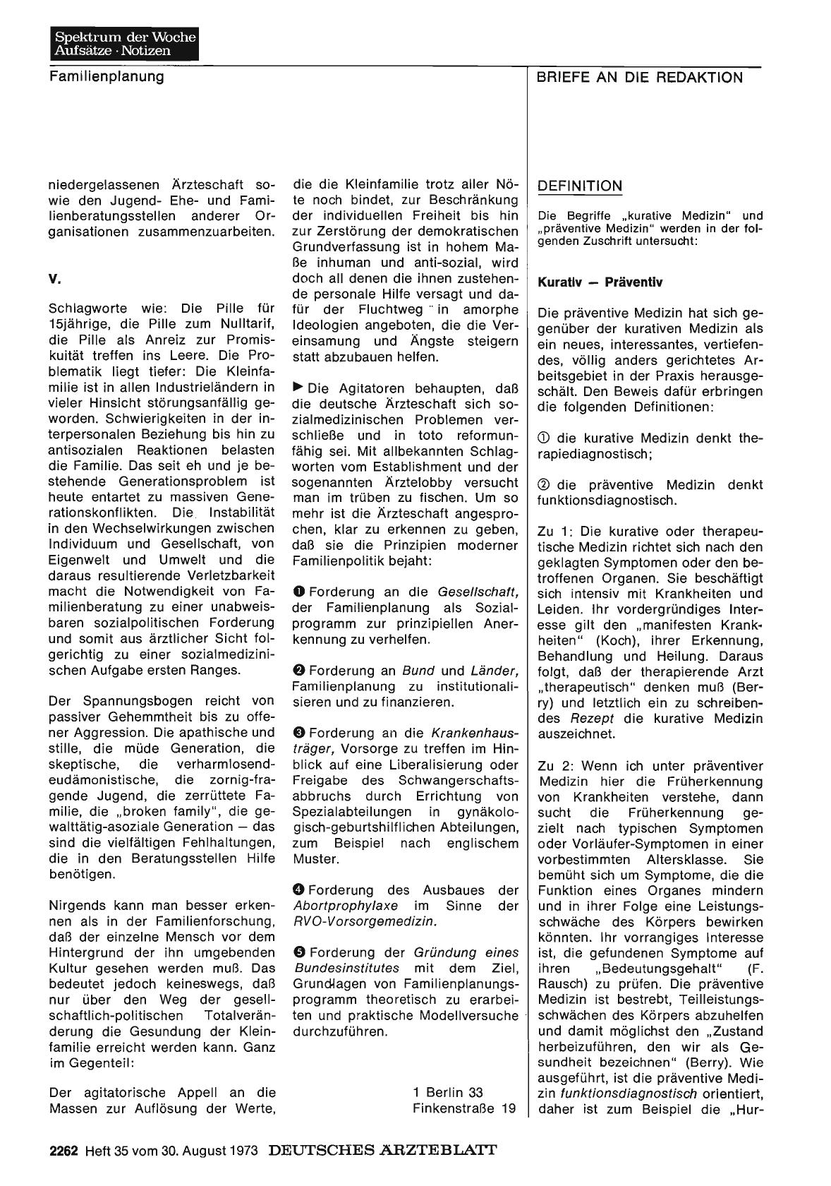 Vorschauseite 1: DEFINITION: Kurativ - Präventiv