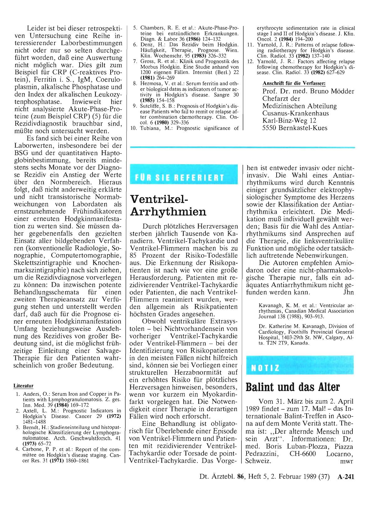 Vorschauseite 1: Balint und das Alter