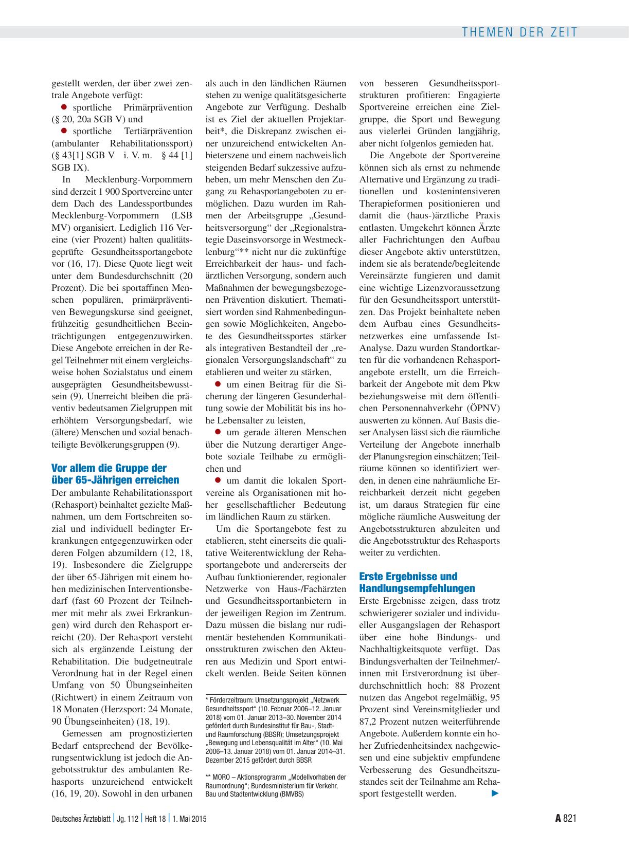 Vorschauseite 2: Gesundheitssport: Integrativer Bestandteil der Gesundheitsversorgung