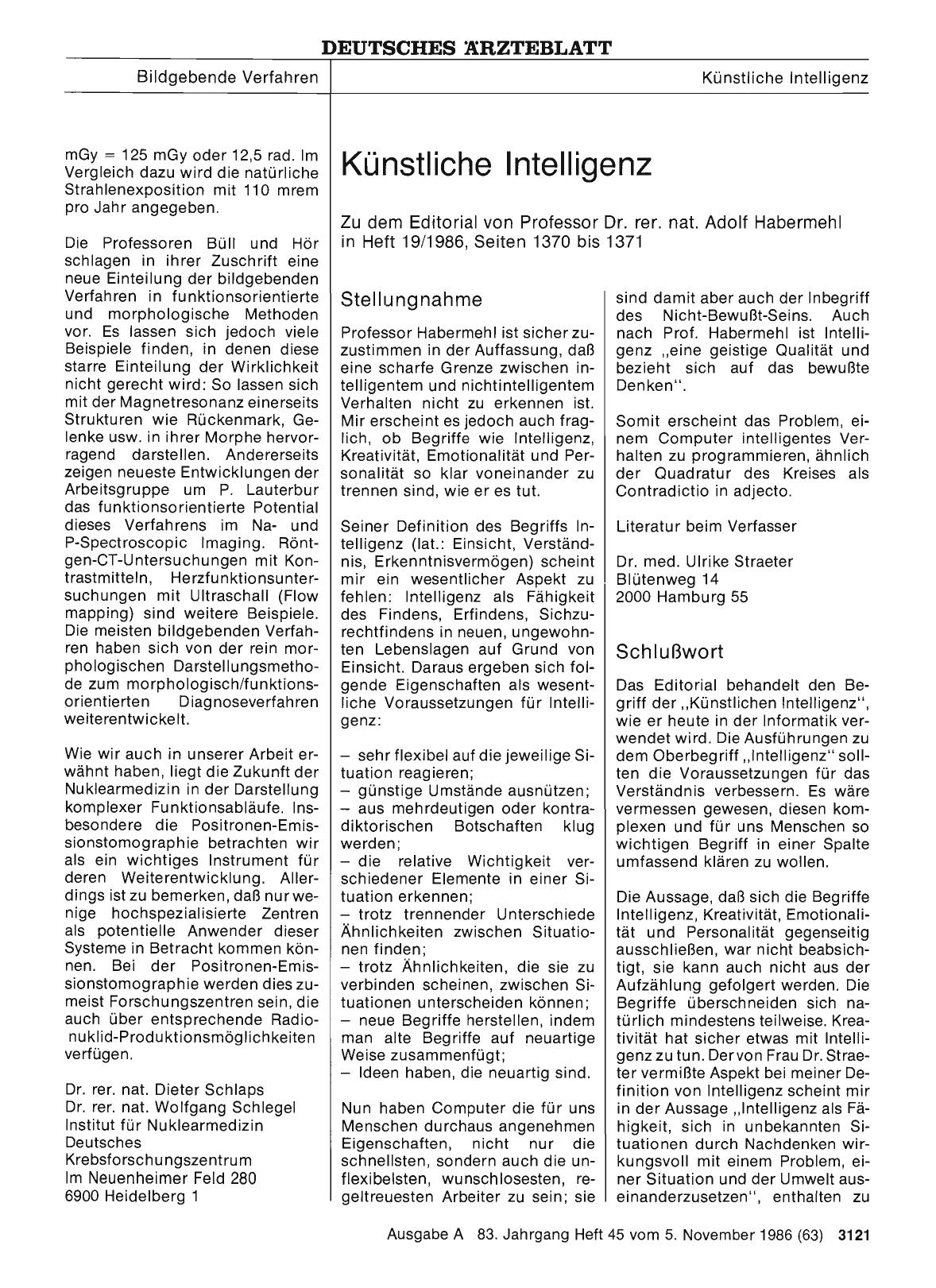Vorschauseite 1: Künstliche Intelligenz: Stellungnahme