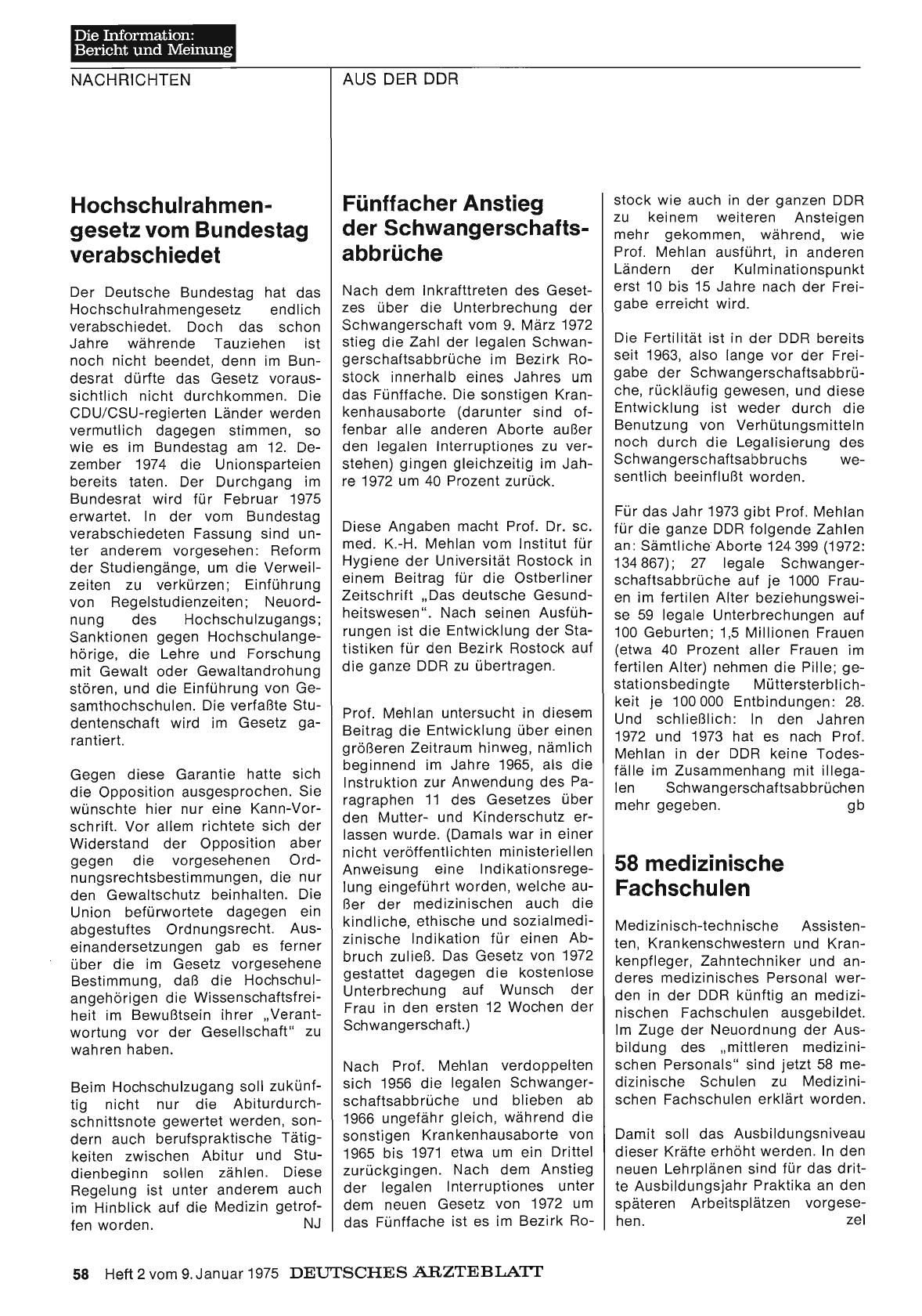 Vorschauseite 1: 58 medizinische Fachschulen