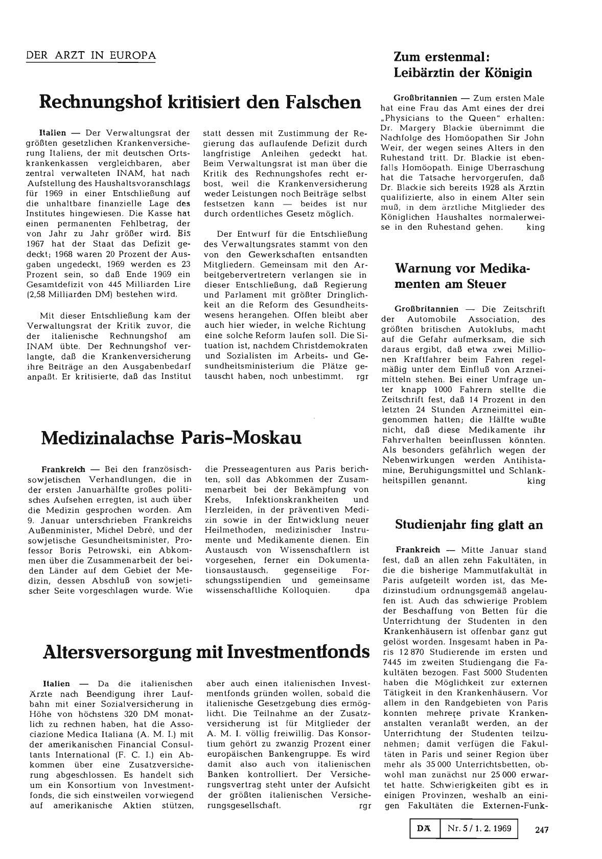 Vorschauseite 1: Studienjahr fing glatt an