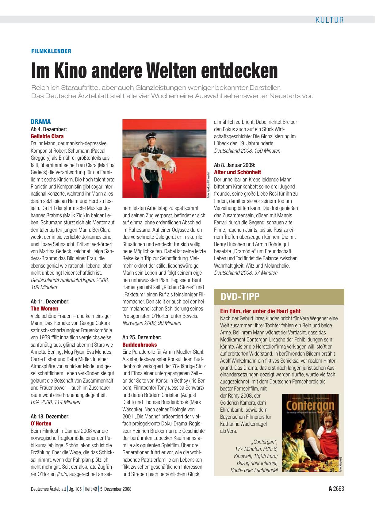Vorschauseite 1: Filmkalender: Im Kino andere Welten entdecken