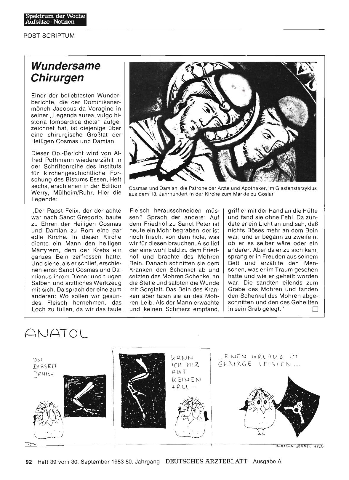 Vorschauseite 1: Wundersame Chirurgen