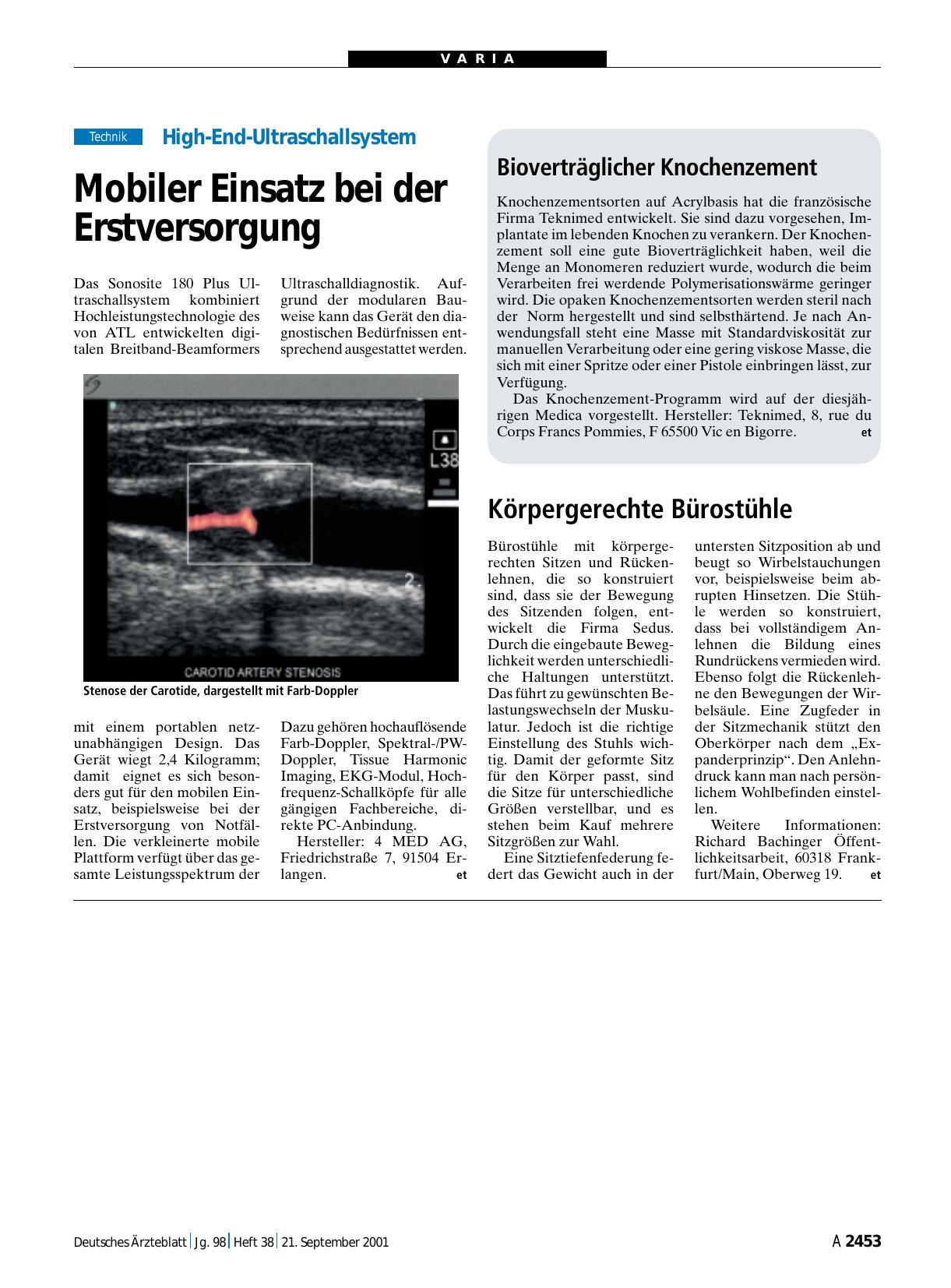 Vorschauseite 1: Bioverträglicher Knochenzement