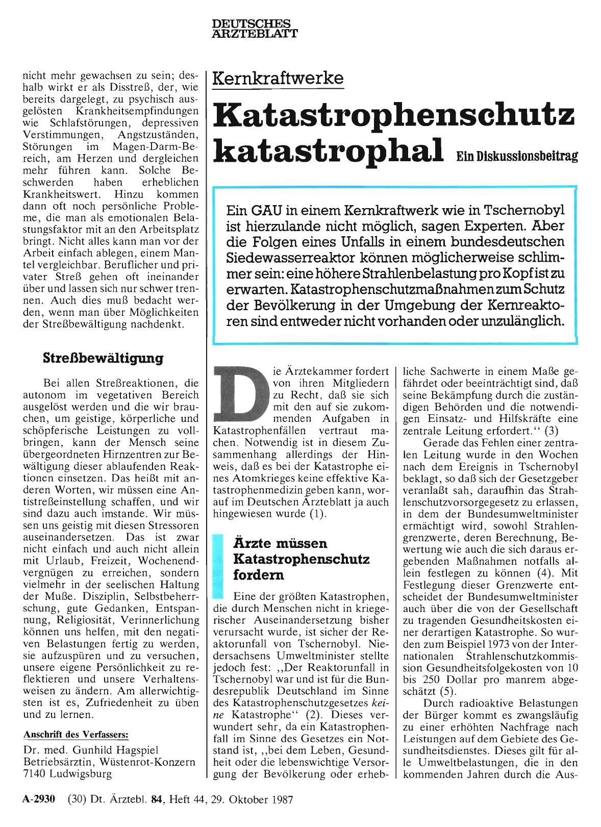 Vorschauseite 1: Kernkraftwerke: Katastrophenschutz katastrophal