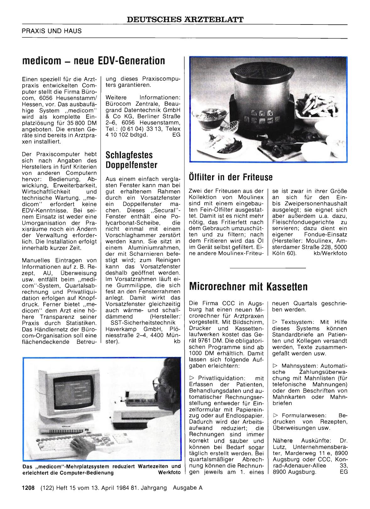 Vorschauseite 1: Ölfilter in der Friteuse