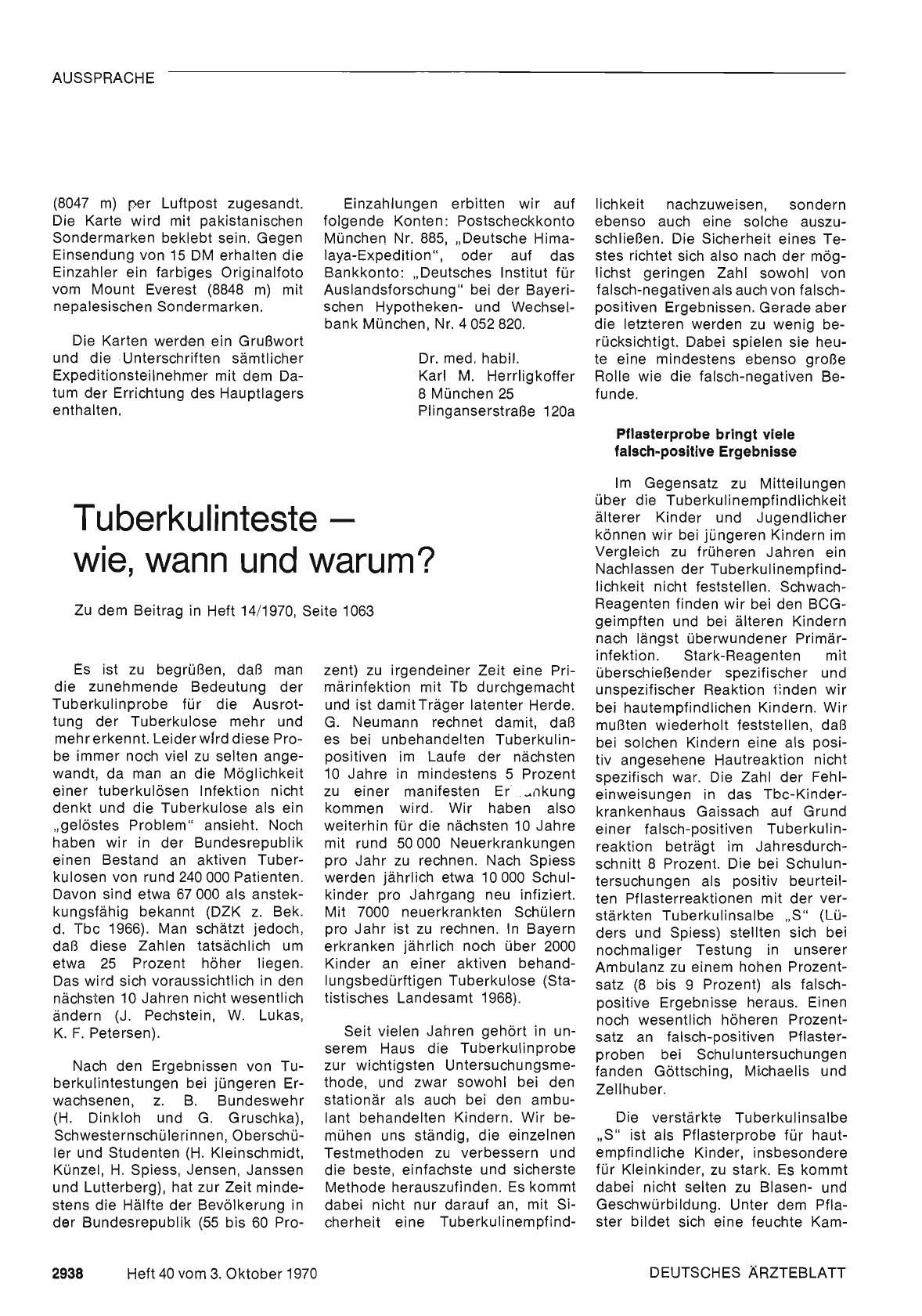 Vorschauseite 1: Tuberkulinteste wie, wann und warum?