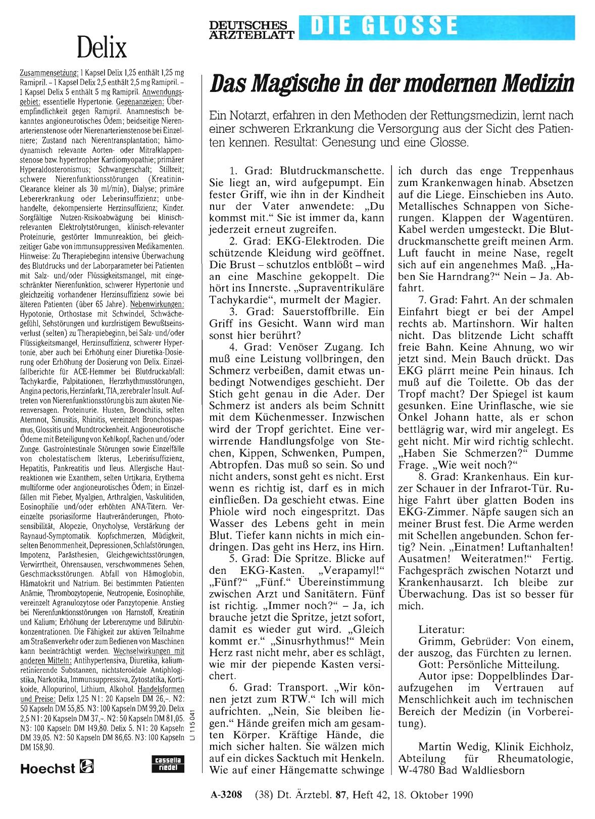 Vorschauseite 1: Das Magische in der modernen Medizin