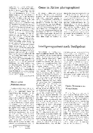 Vorschauseite 1: Fetale Chromosomen-Aberrationen