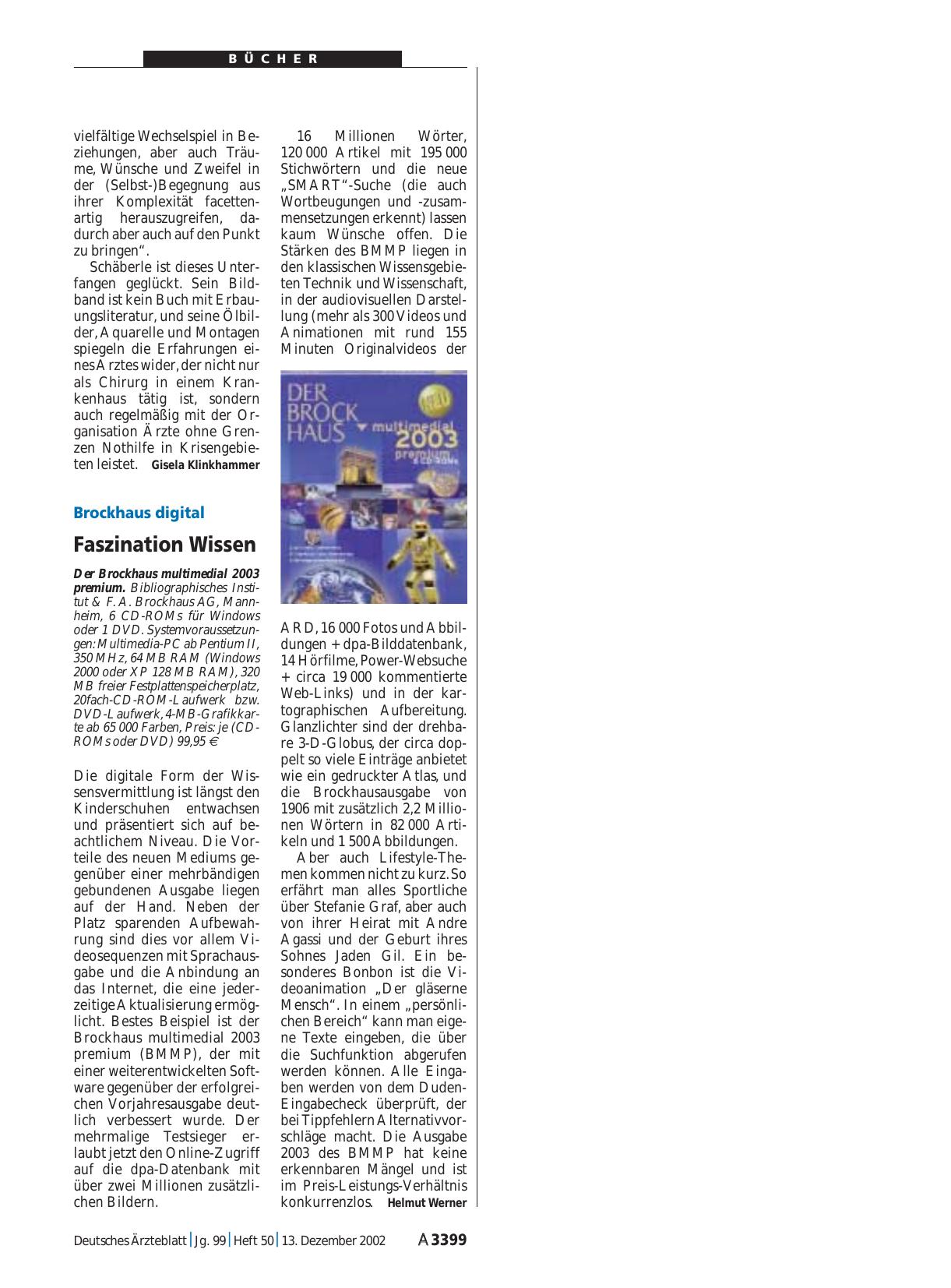 Vorschauseite 1: Der Brockhaus multimedial 2003 premium