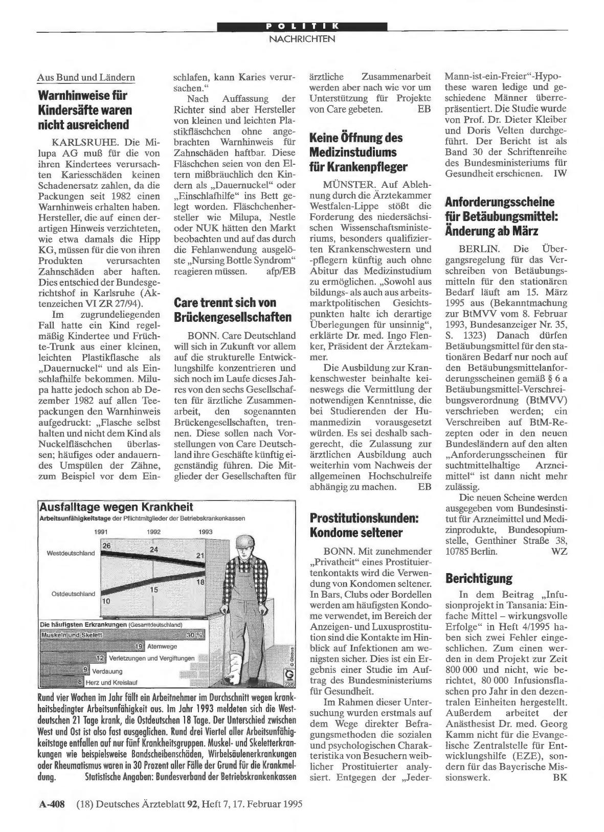 Vorschauseite 1: Anforderungsscheine für Betäubungsmittel: Änderung ab März