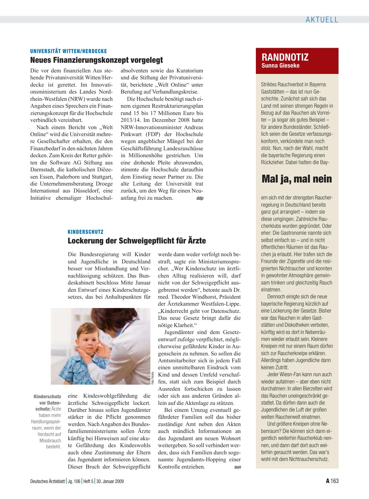Vorschauseite 1: Randnotiz: Mal ja, mal nein