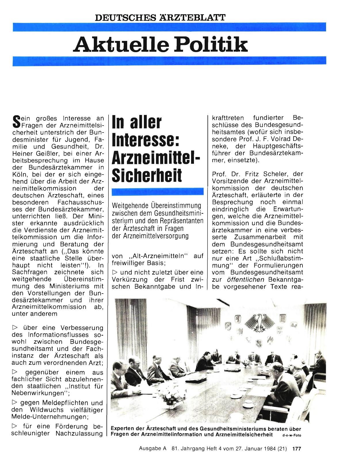 Vorschauseite 1: In aller Interesse: Arzneimittel-Sicherheit