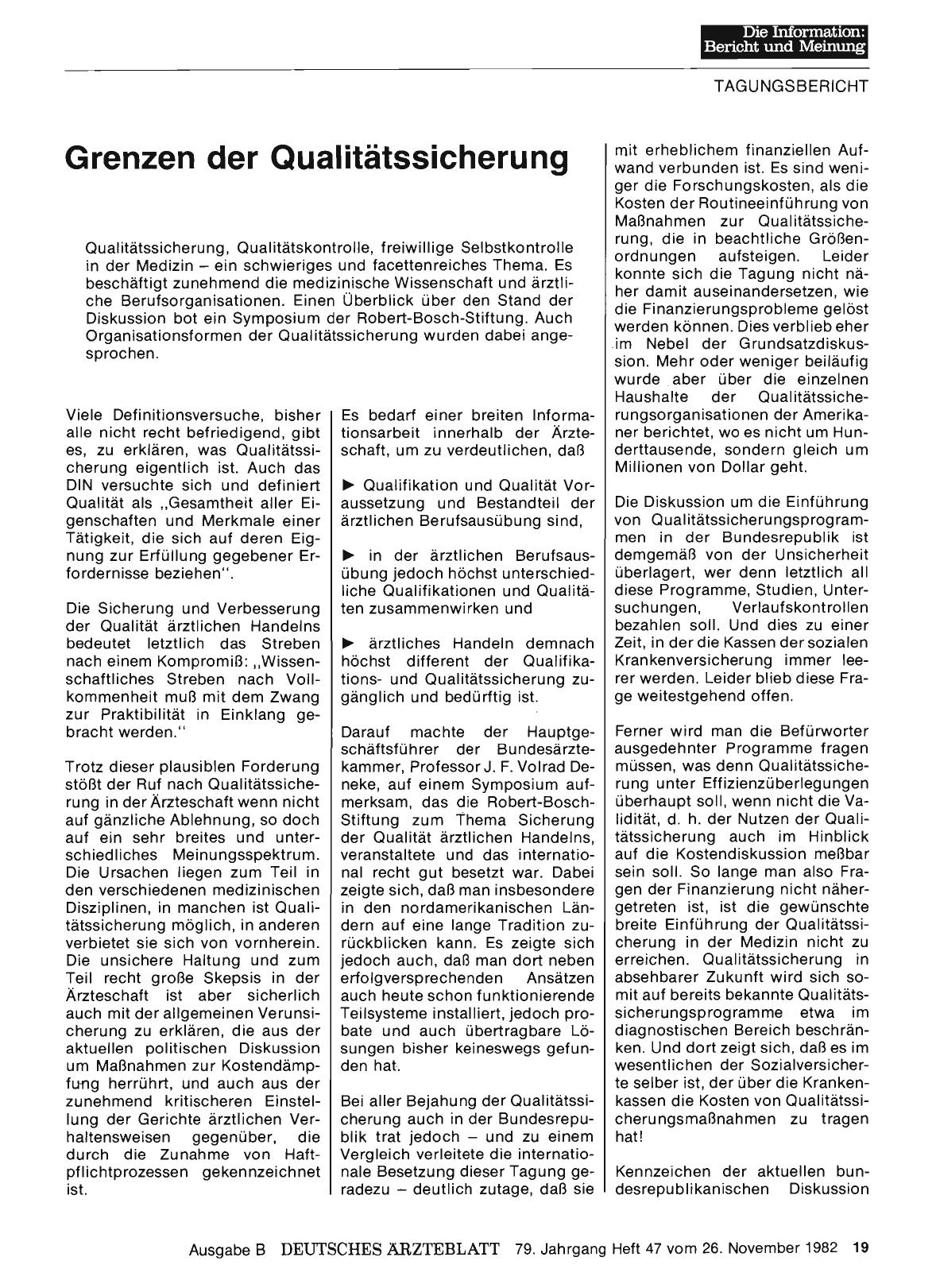 Vorschauseite 1: Grenzen der Qualitätssicherung