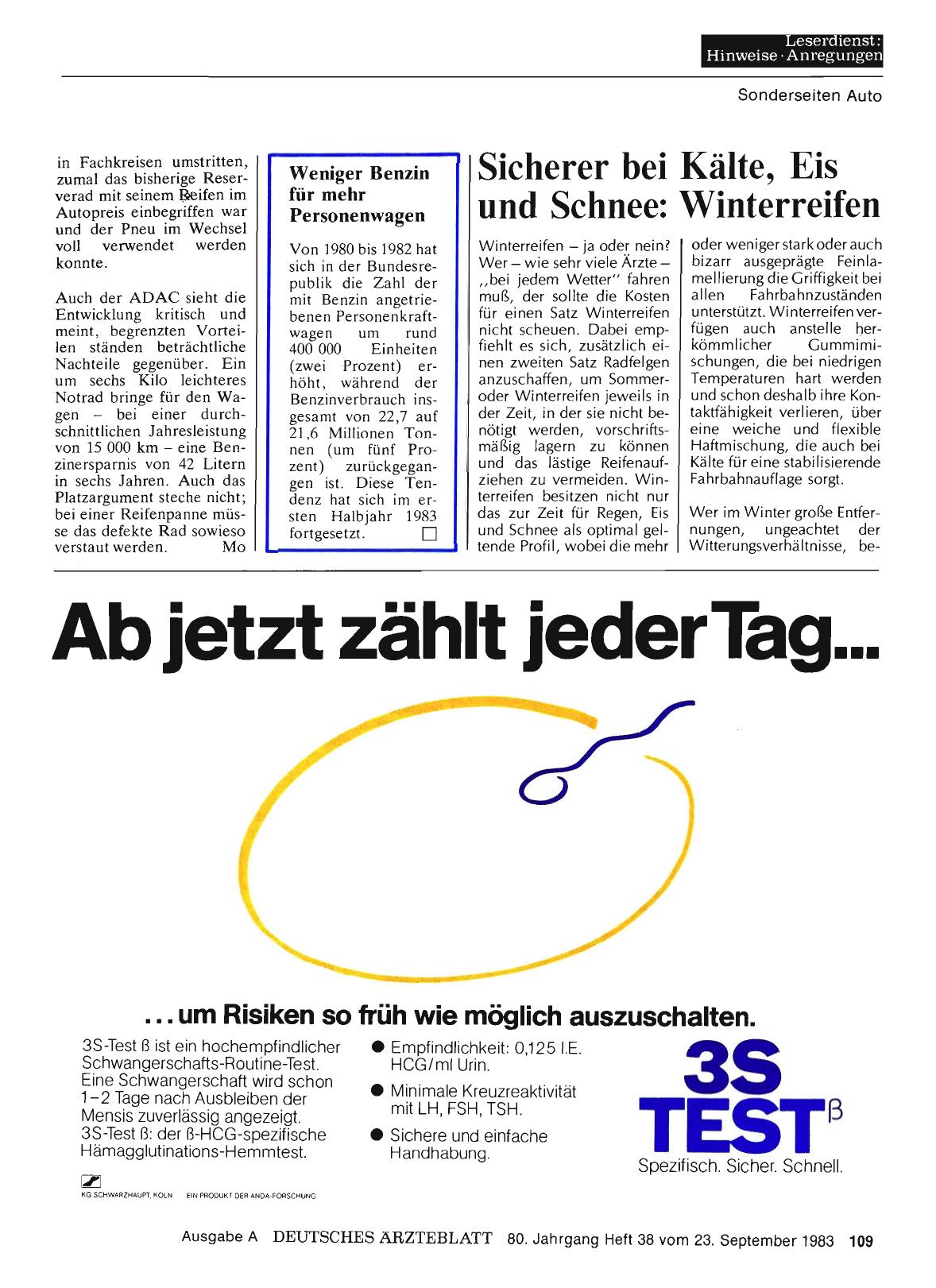 Vorschauseite 1: Weniger Benzin für mehr Personenwagen