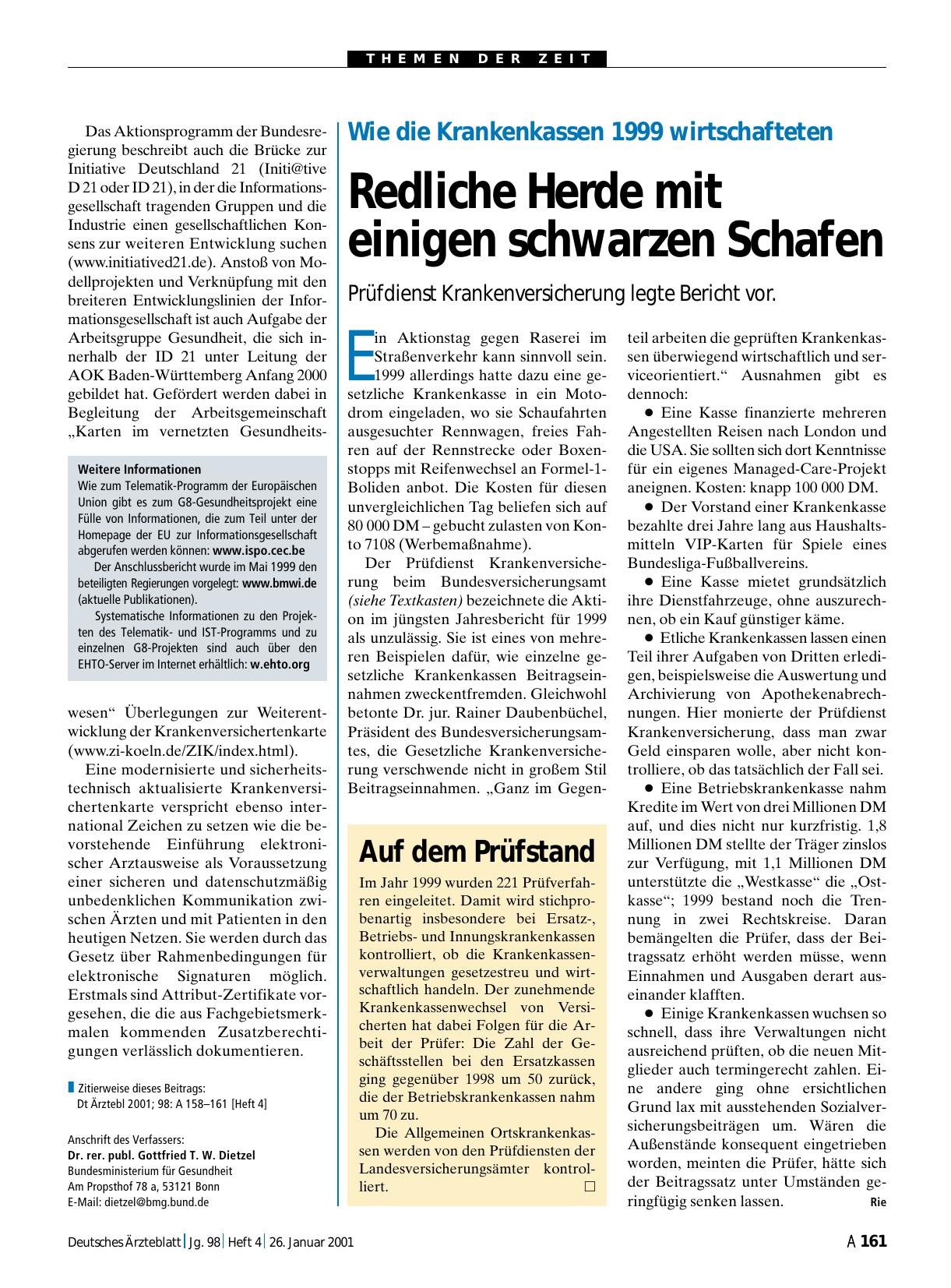 Vorschauseite 1: Auf dem Prüfstand