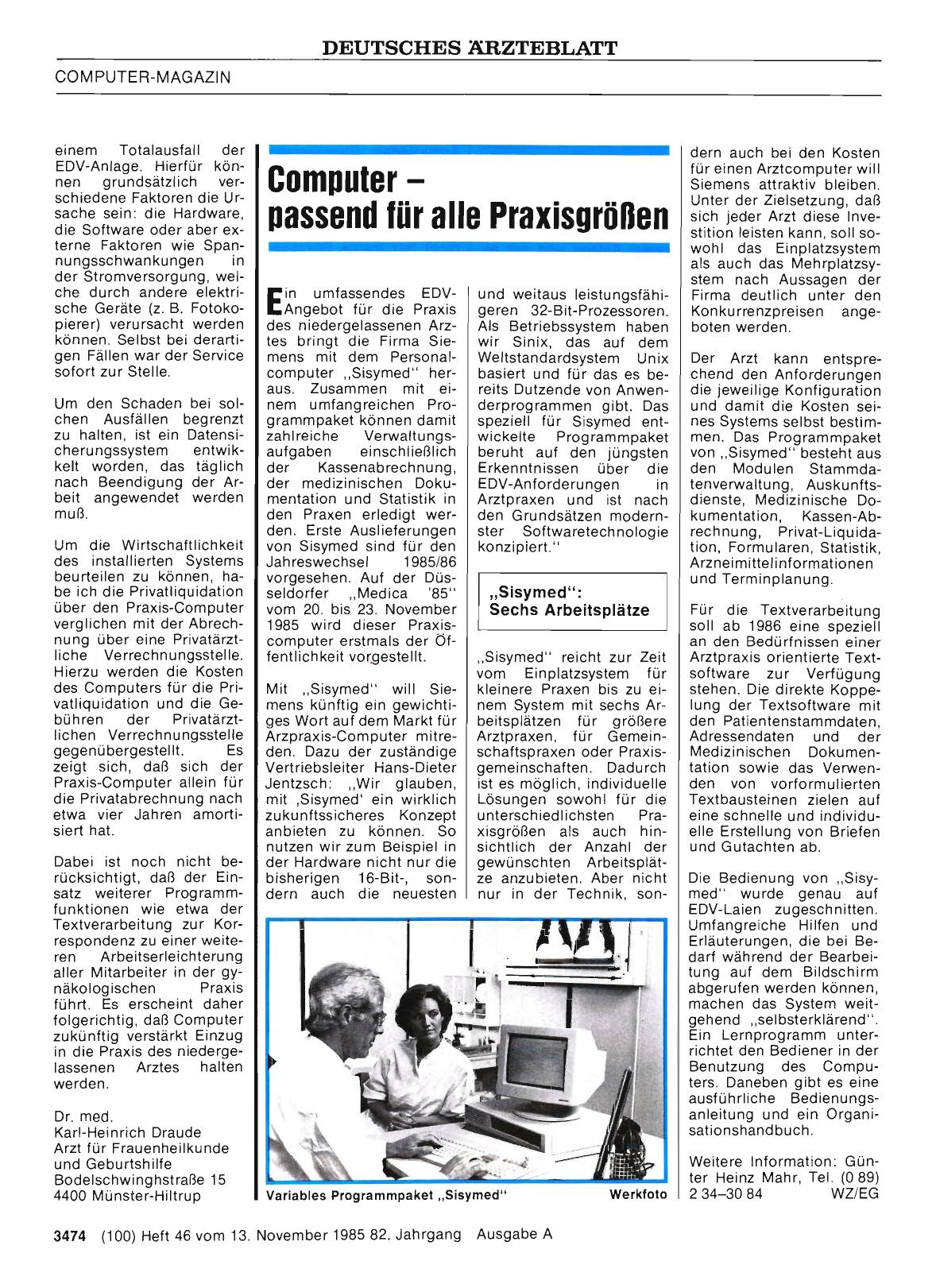 Vorschauseite 1: Computer — passend für alle Praxisgrößen