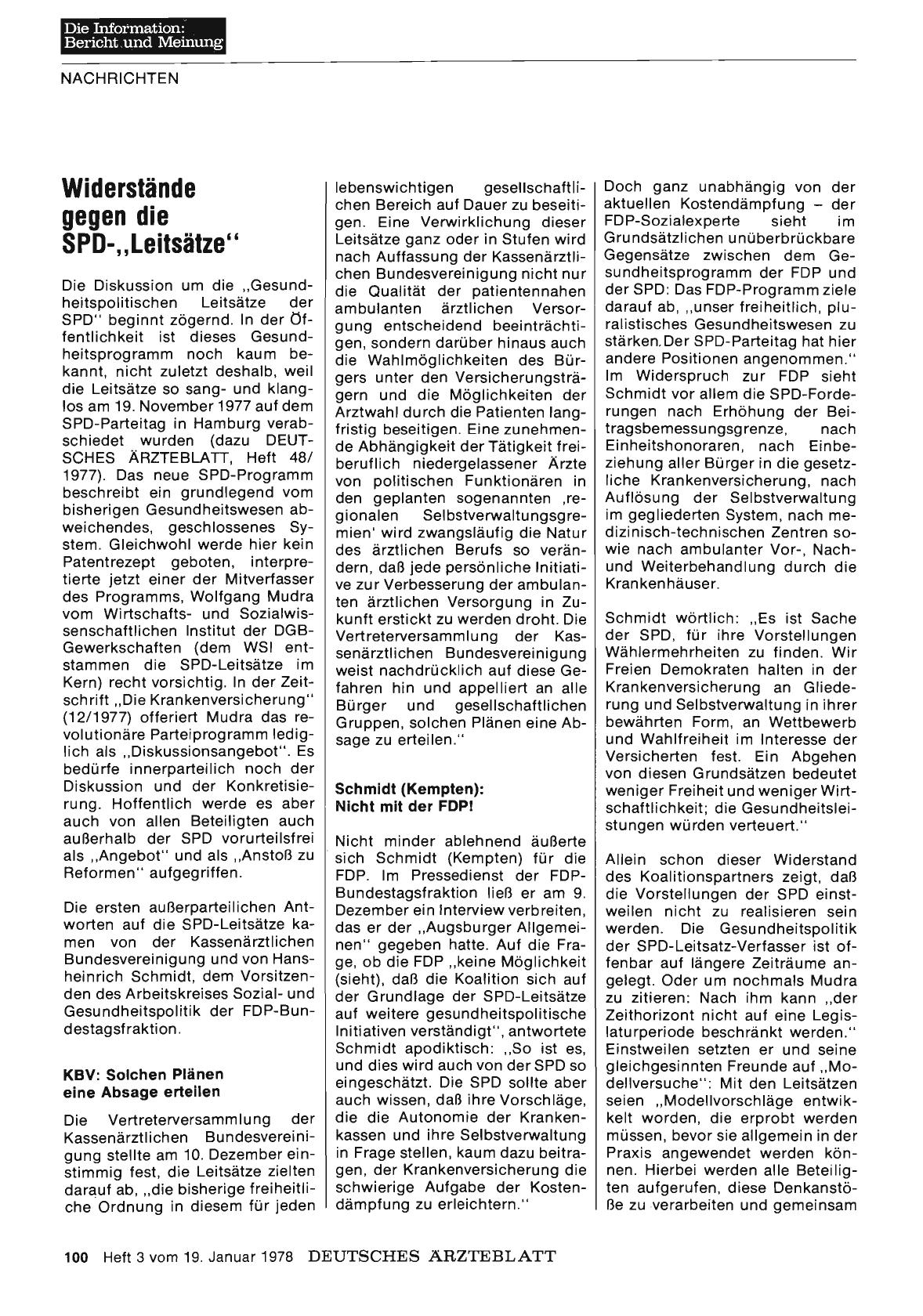 Vorschauseite 1: Widerstände gegen die SPD-„Leitsätze“