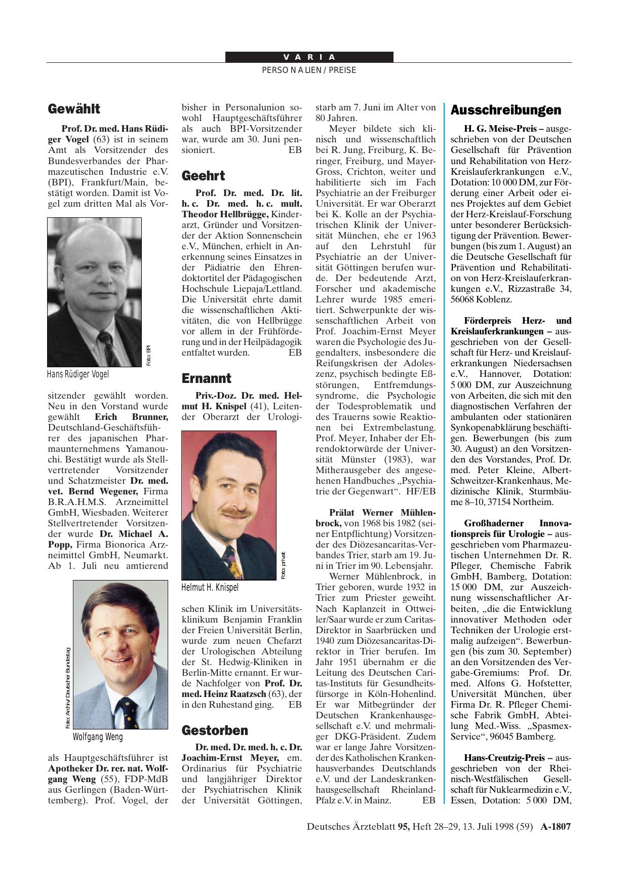 Vorschauseite 1: Ernannt
