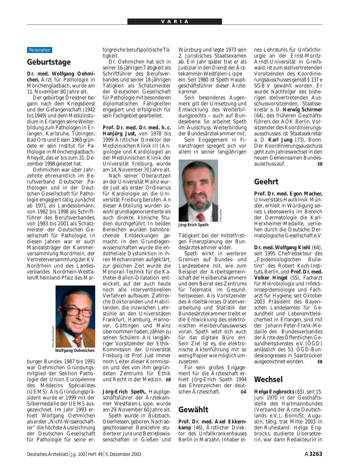 Vorschauseite 1: Geburtstage