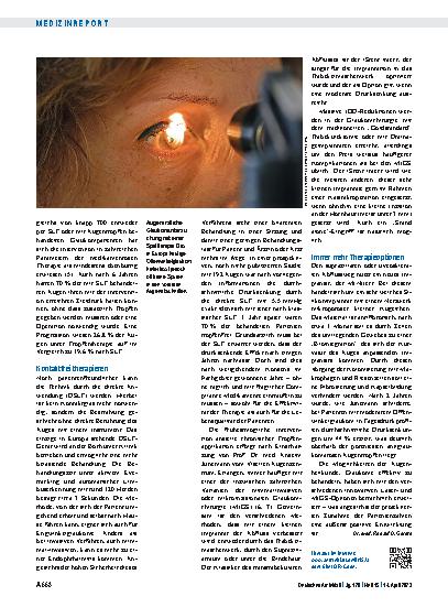 Vorschauseite 3: Von topischer zu interventioneller Therapie: Paradigmenwechsel in der Glaukomtherapie