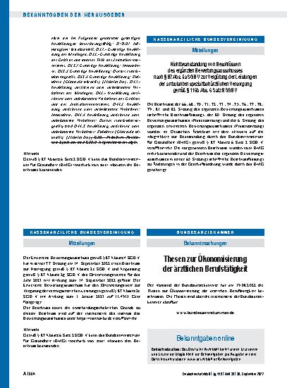 Vorschauseite 1: Mitteilungen