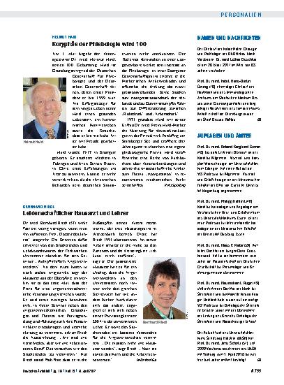 Vorschauseite 1: Namen und Nachrichten
