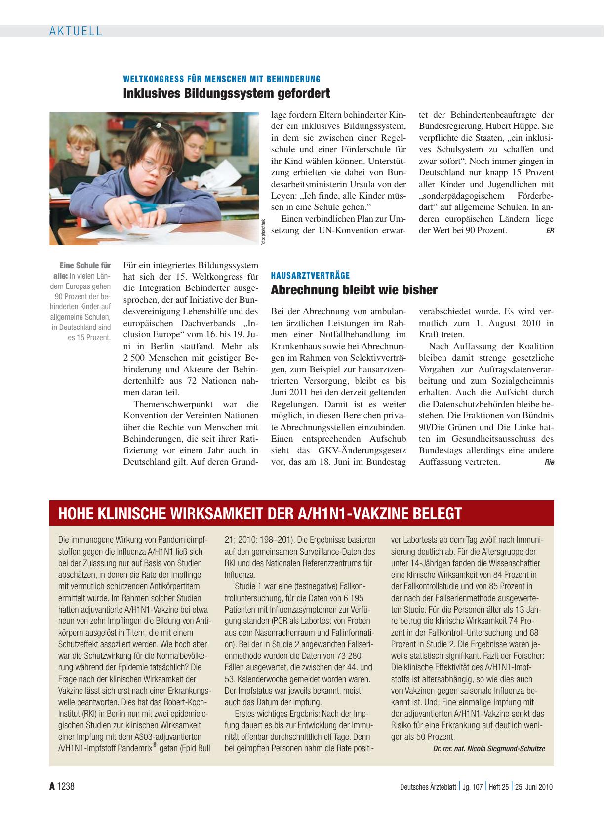 Vorschauseite 1: Hausarztverträge: Abrechnung bleibt wie bisher