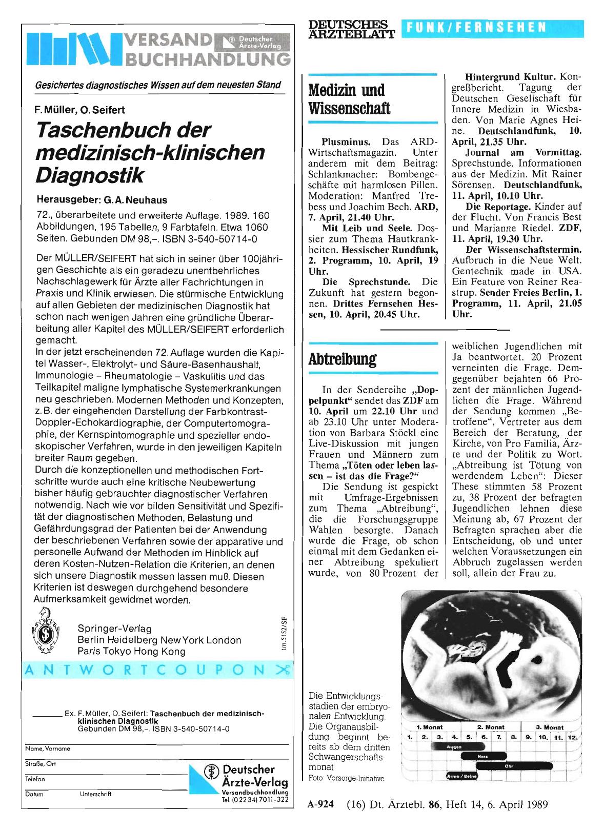 Vorschauseite 1: Abtreibung
