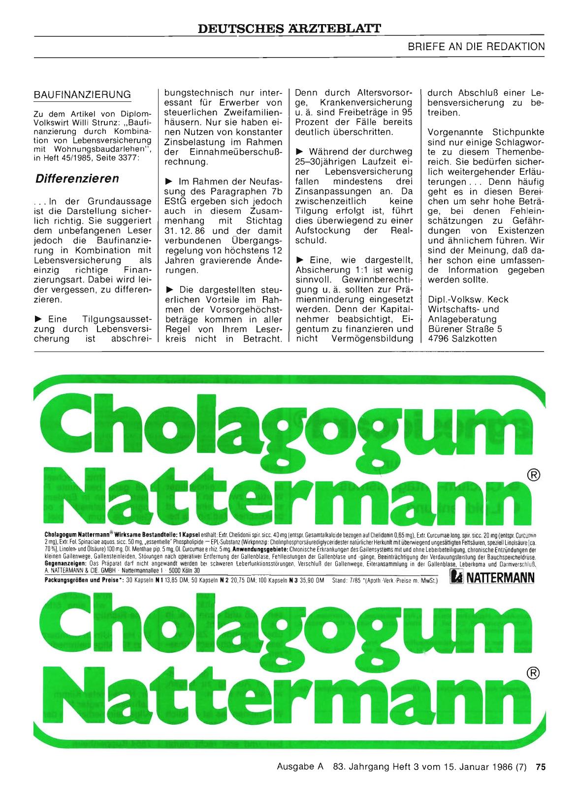 Vorschauseite 1: BAUFINANZIERUNG: Differenzieren