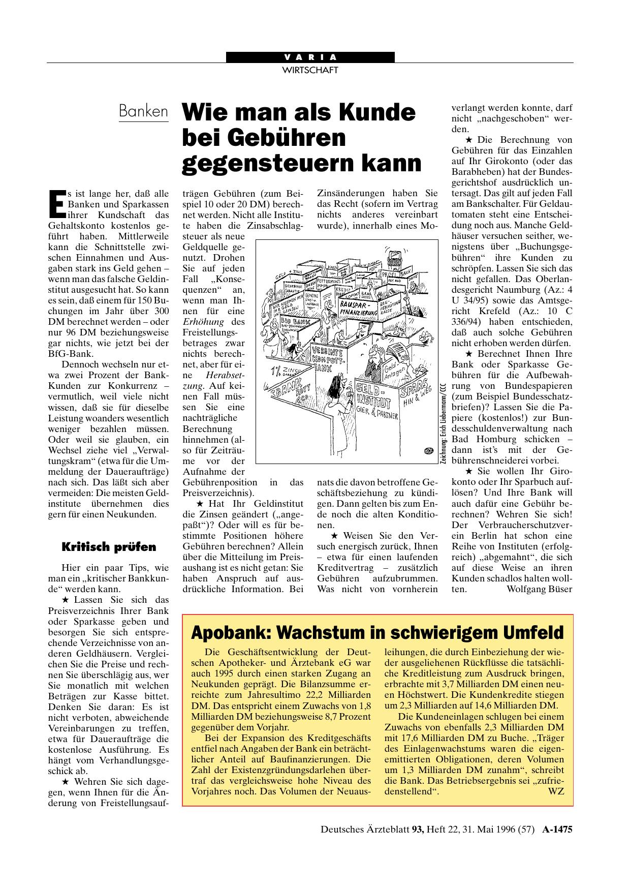 Vorschauseite 1: Banken: Wie man als Kunde bei Gebühren gegensteuern kann