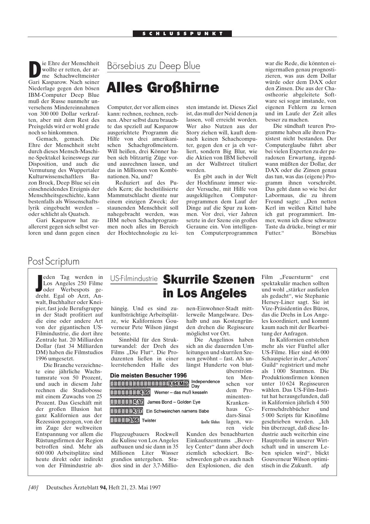 Vorschauseite 1: US-Filmindustrie: Skurrile Szenenin Los Angeles