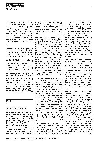 Vorschauseite 1: Ausschreibungen