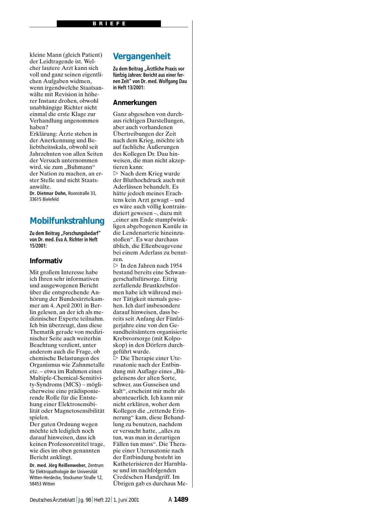 Vorschauseite 1: Mobilfunkstrahlung: Informativ