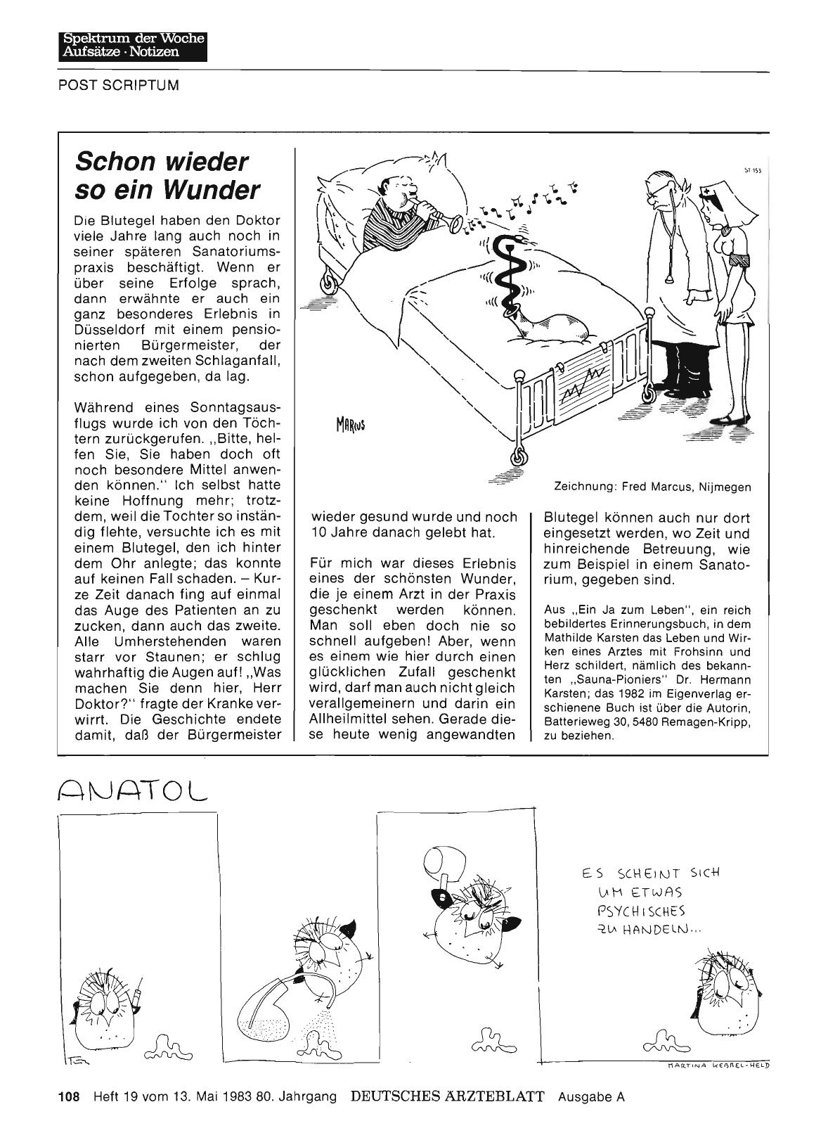 Vorschauseite 1: Schon wieder so ein Wunder
