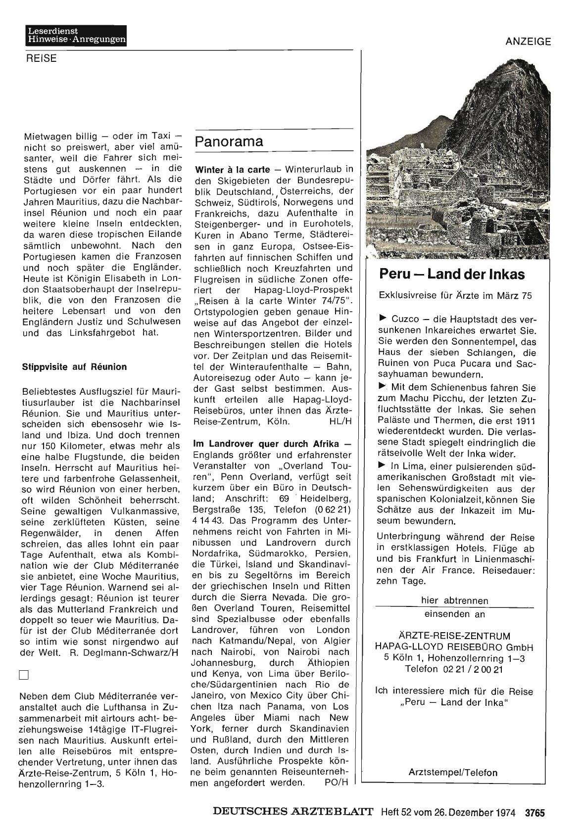 Vorschauseite 1: Panorama