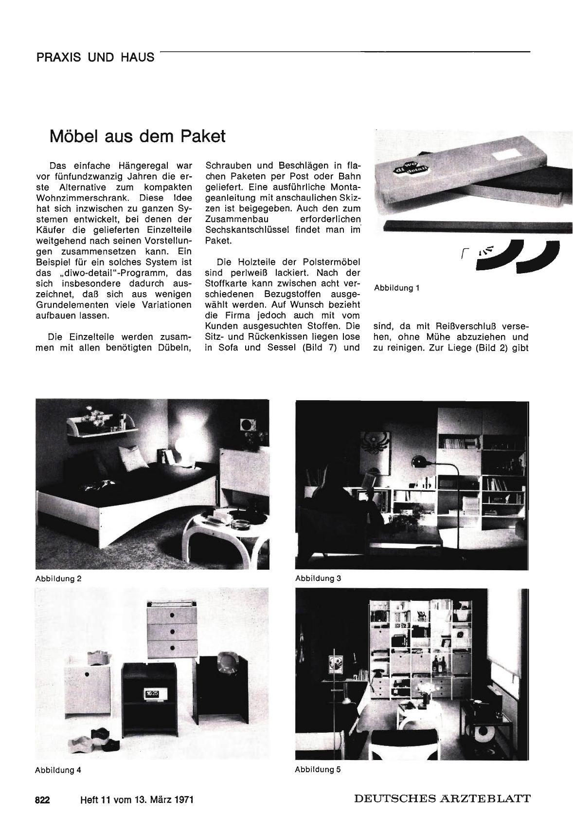 Vorschauseite 1: Möbel aus dem Paket