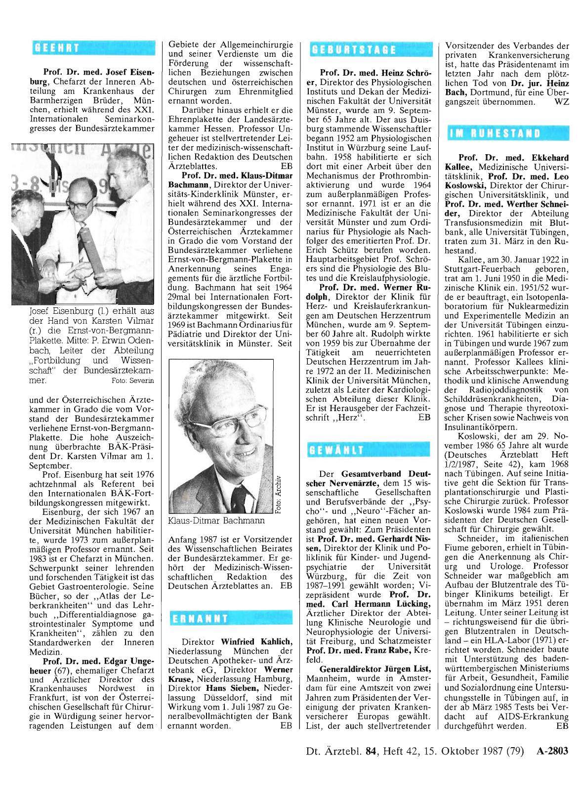 Vorschauseite 1: Geburtstage