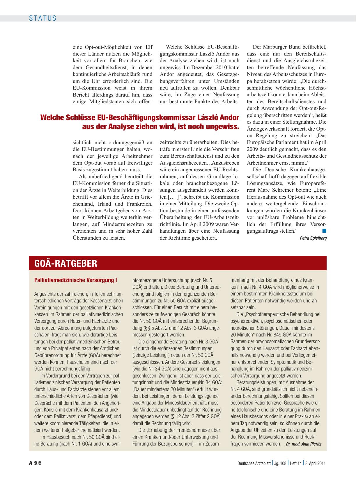Vorschauseite 1: Palliativmedizinische Versorgung I