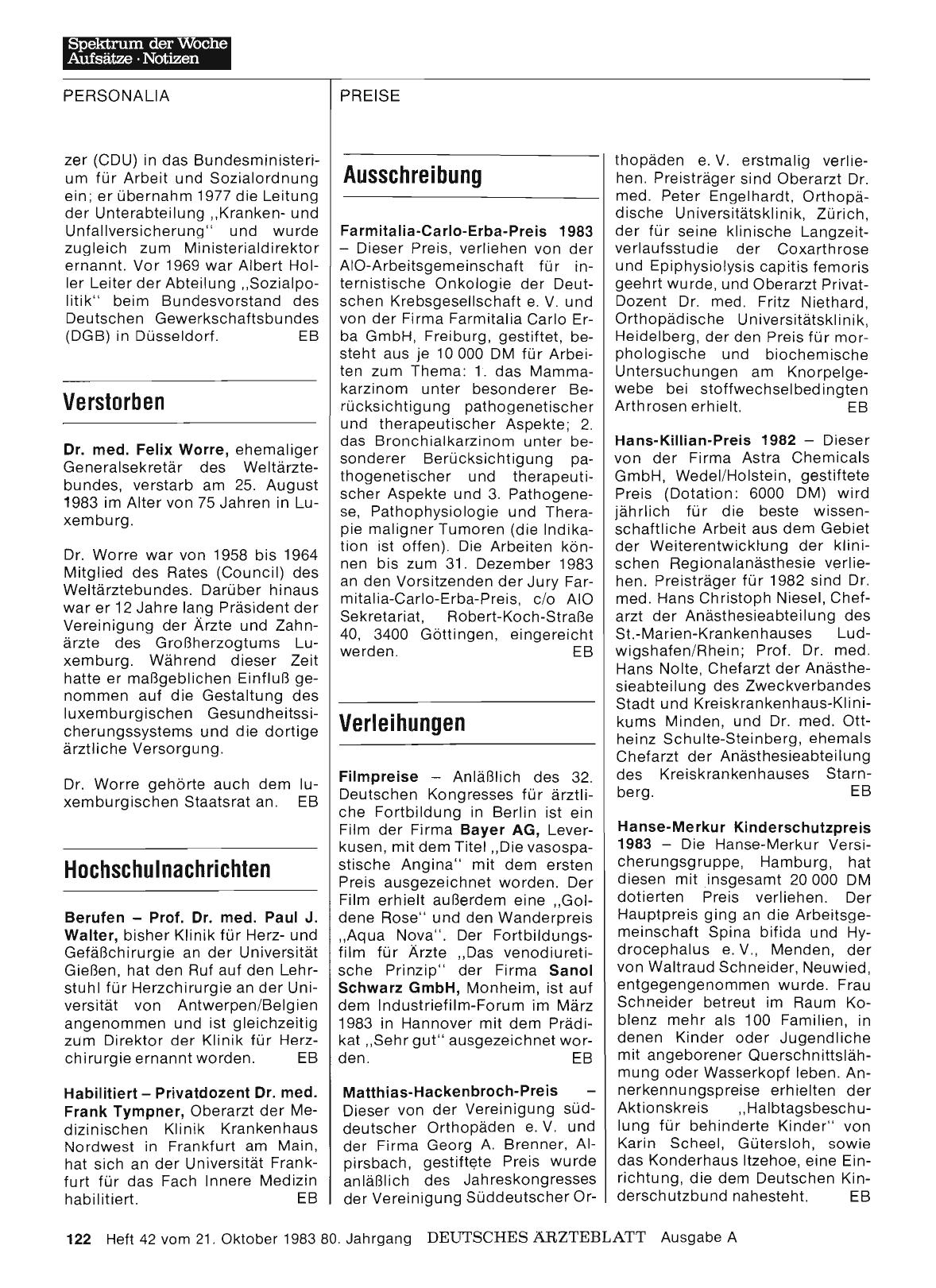 Vorschauseite 1: Verstorben