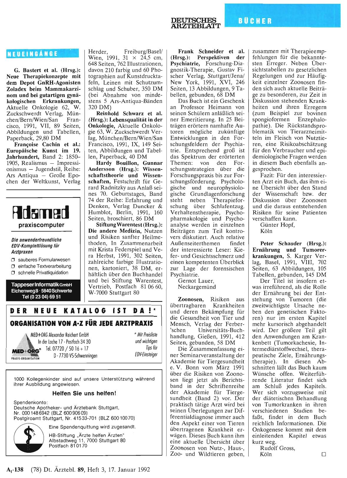 Vorschauseite 1: Zoonosen