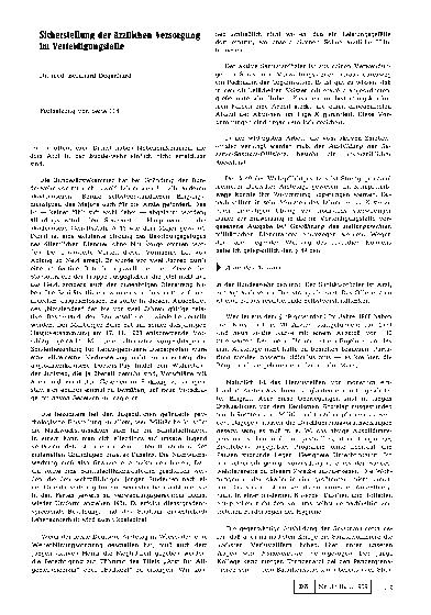 Vorschauseite 1: Sicherstellung der ärztlichen Versorgung im Verteidigungsfalle (II)
