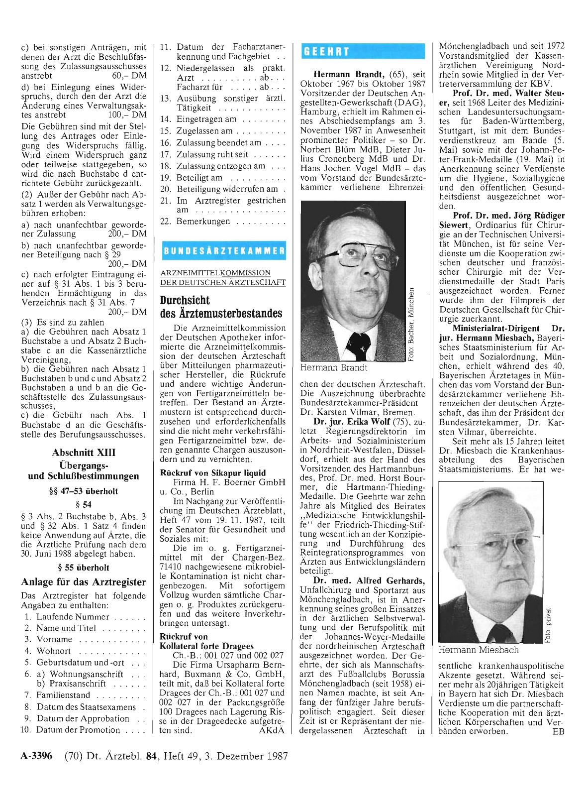 Vorschauseite 1: Geehrt