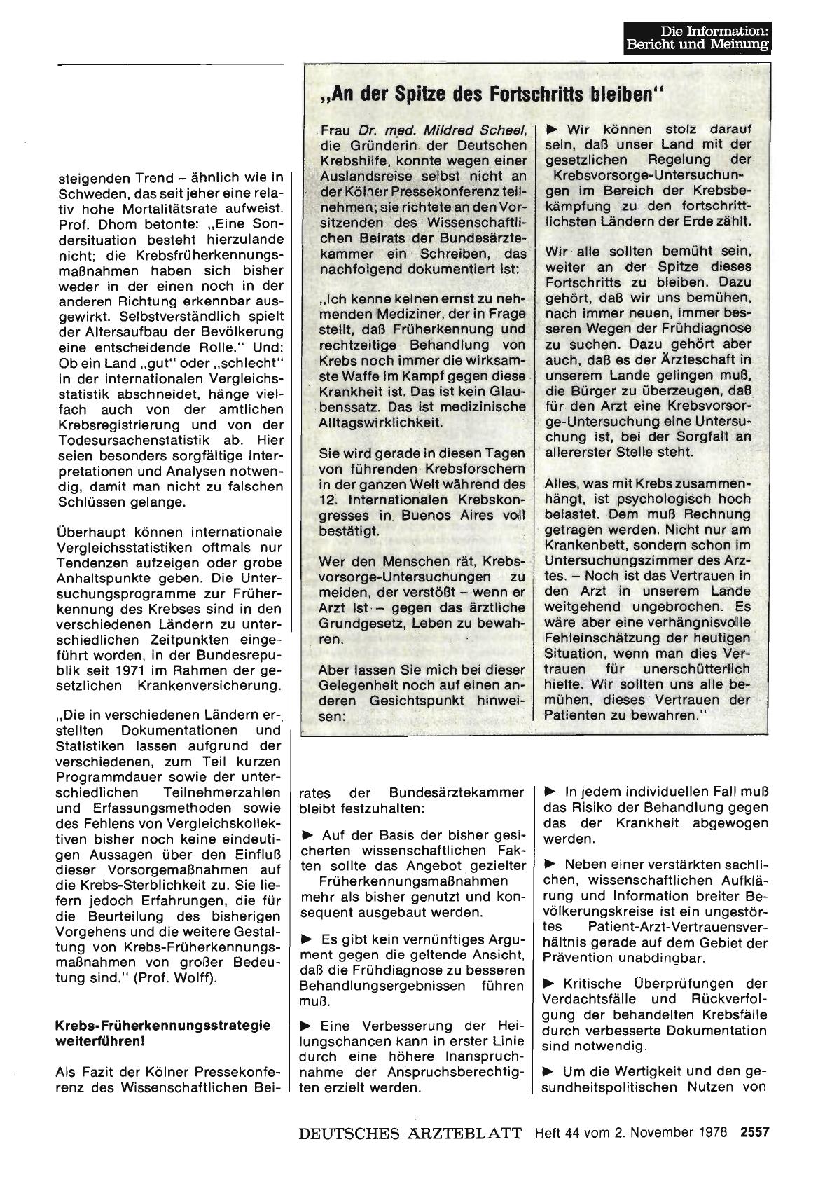 Vorschauseite 1: „An der Spitze des Fortschritts bleiben„