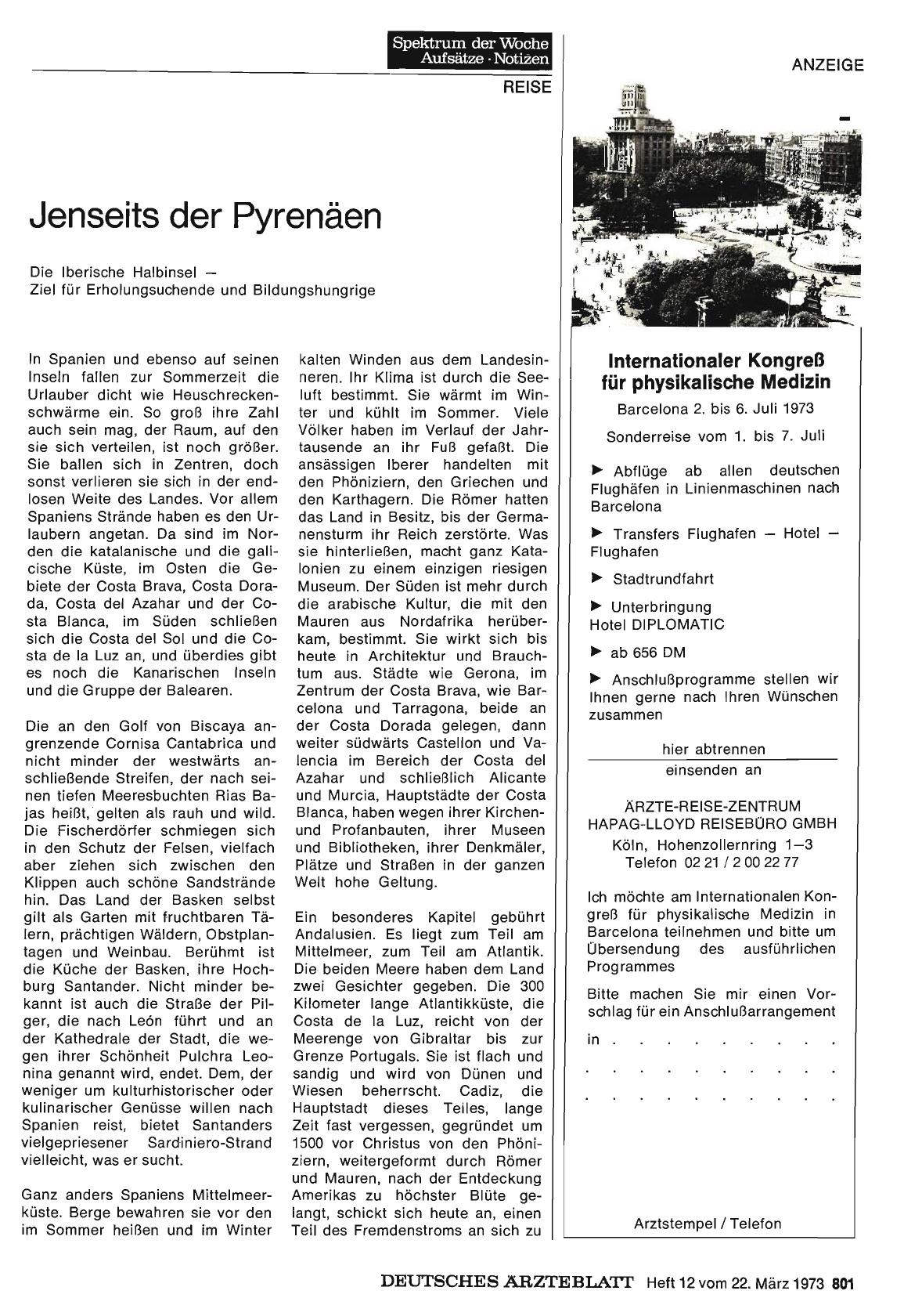 Vorschauseite 1: Jenseits der Pyrenäen: Die Iberische Halbinsel - Ziel für Erholungsuchende und Bildungshungrige