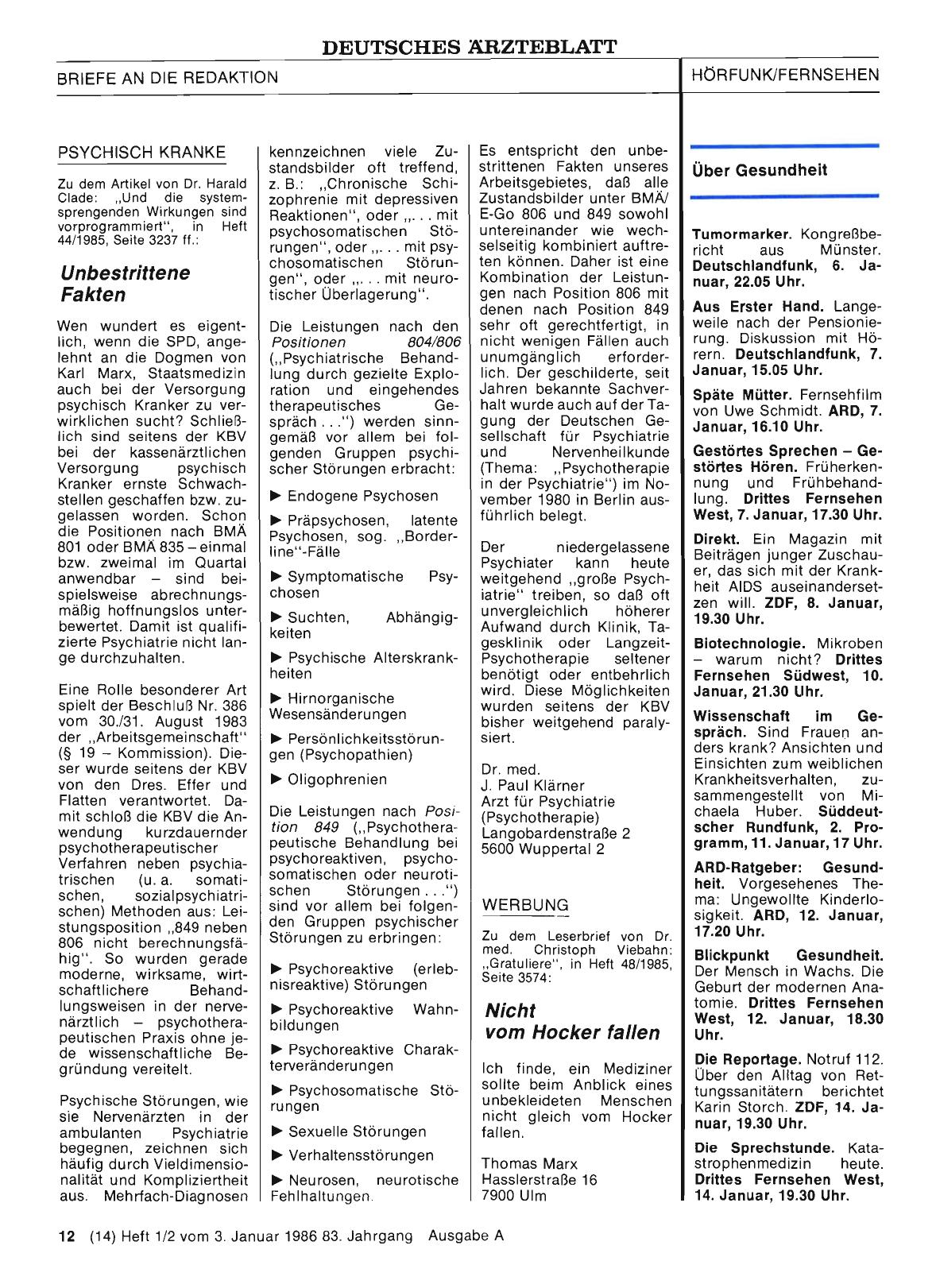 Vorschauseite 1: WERBUNG: Nicht vom Hocker fallen
