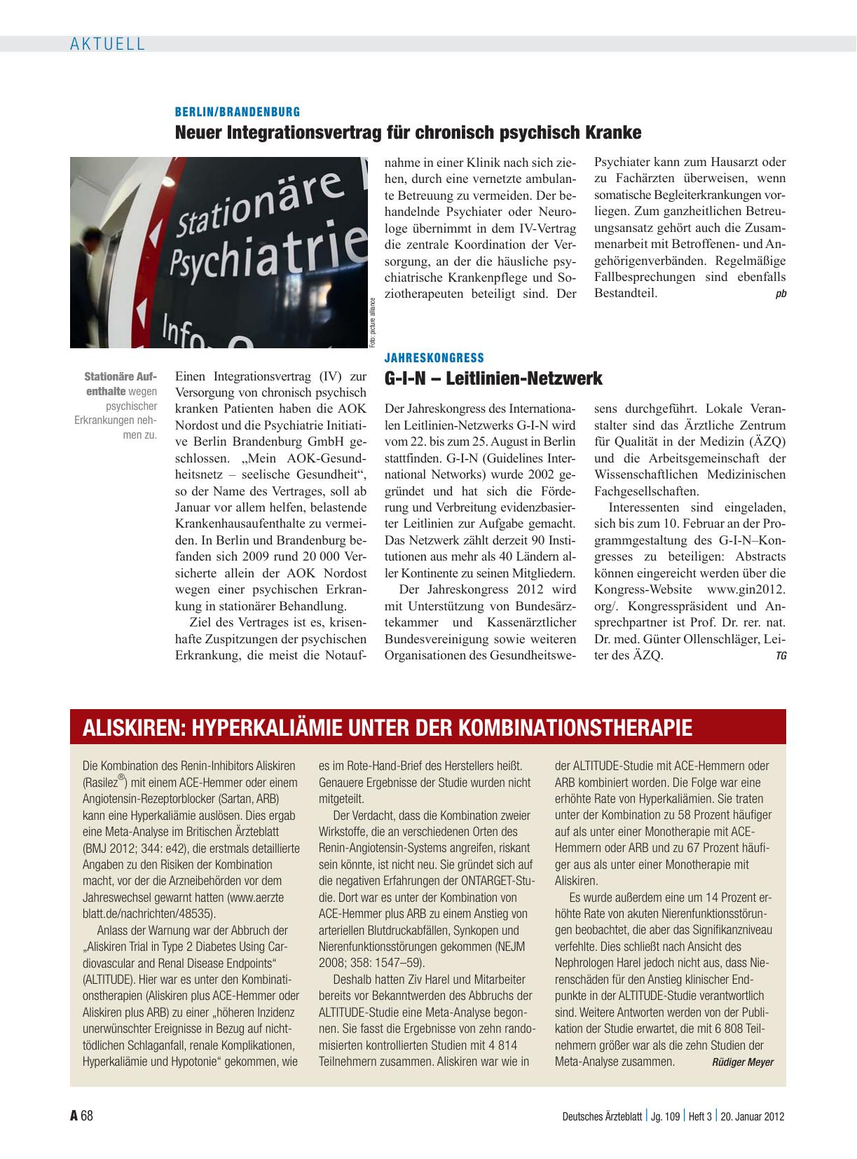 Vorschauseite 1: Jahreskongress: G-I-N – Leitlinien-Netzwerk