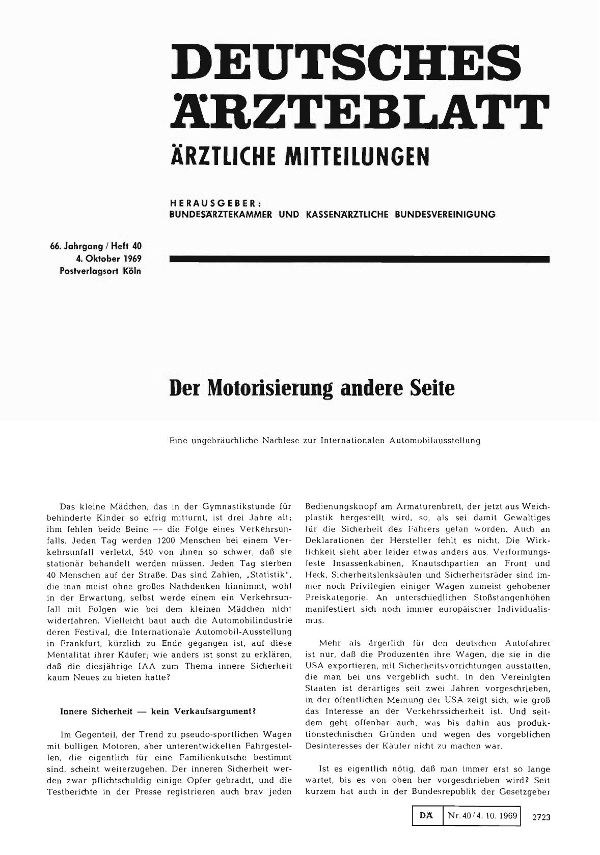 Vorschauseite 1: Der Motorisierung andere Seite