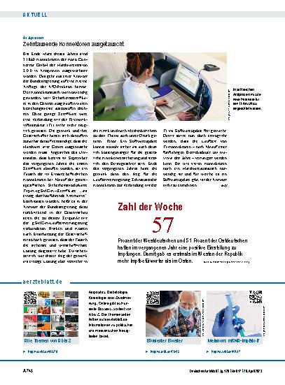 Vorschauseite 1: Ärzteblatt. de